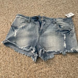 Brand new size 14 Charlotte Russe jean shorts